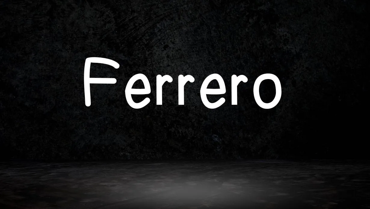 Ferrero Font