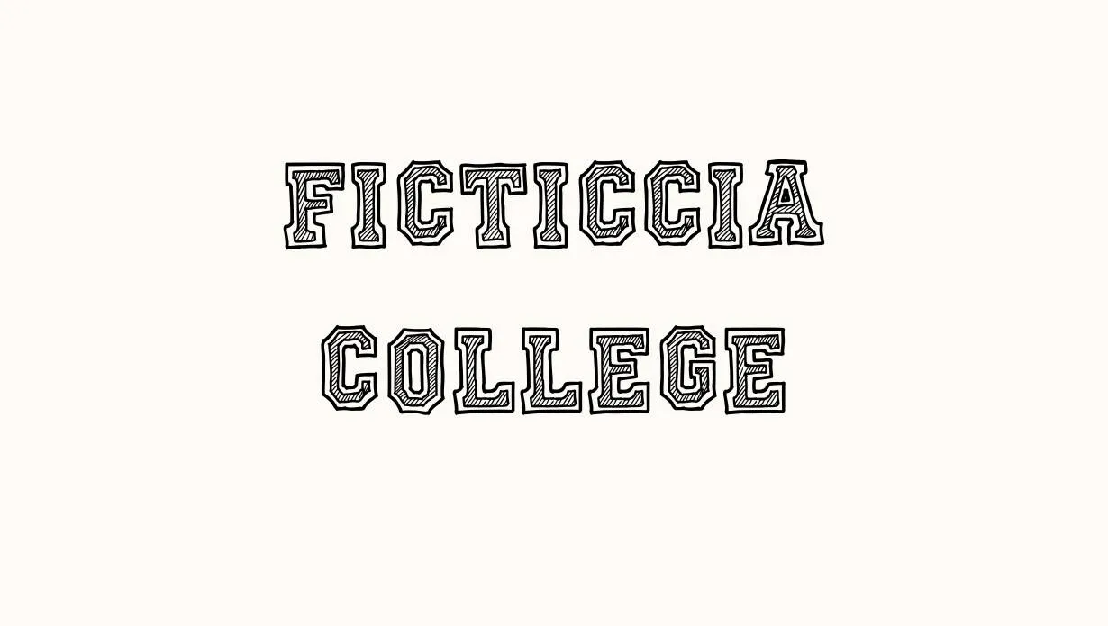 Ficticcia College Font
