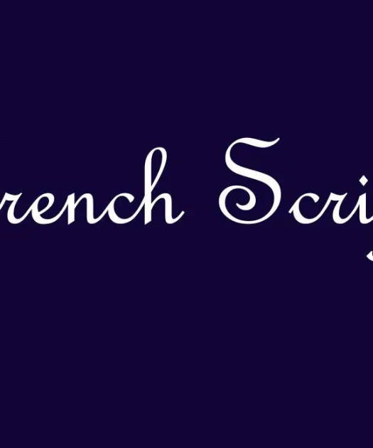 French Script Font Free Download