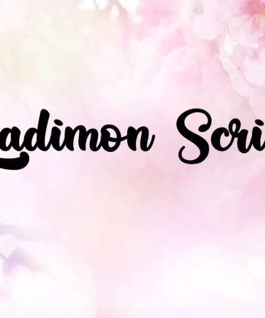 Gadimon Script Font Free Download