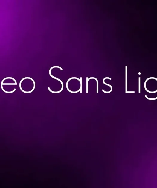 Geo Sans Light Font Free Download