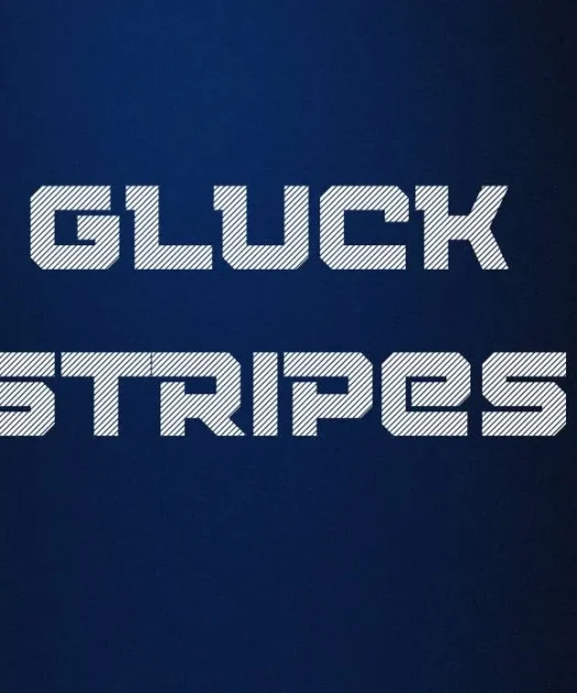 Gluck Stripes Font Free Download