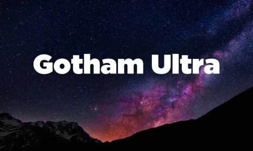 Gotham Ultra Font Free Download