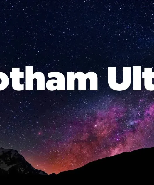 Gotham Ultra Font Free Download