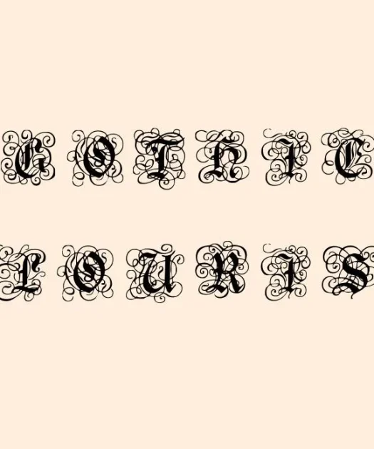 Gothic Flourish Font Free Download