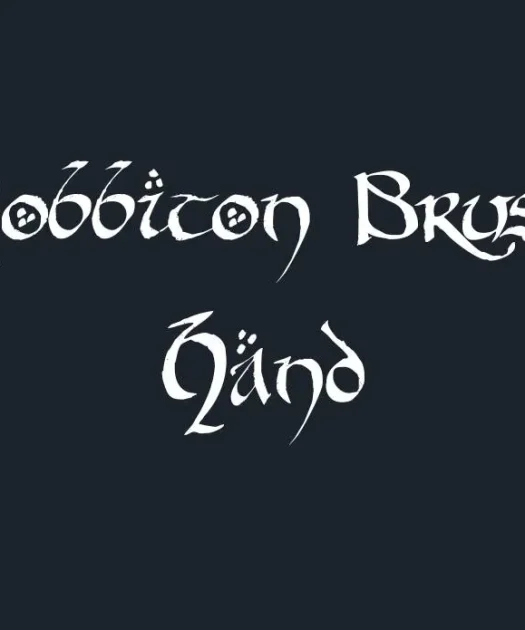 Hobbiton Brush Hand Font Free Download