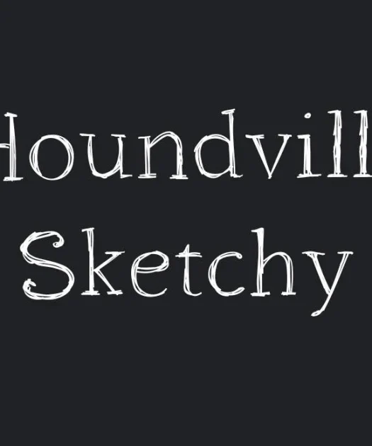 Houndville Sketchy Font Free Download
