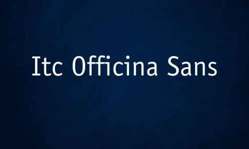 ITC Officina Sans Font Free Download
