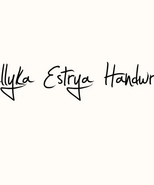 Jellyka Estryas Handwriting Font Free Download