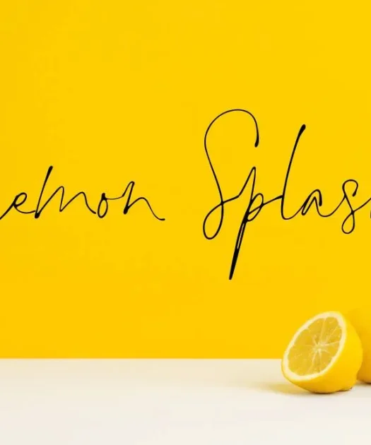 Lemon Splash Font Free Downlaod