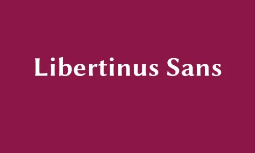 Libertinus Sans Font Free Download