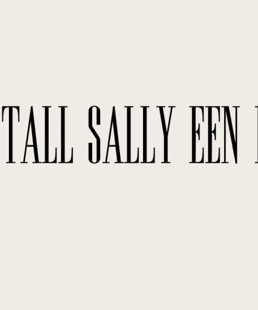Long Tall Sally Een Plain Font Free Download