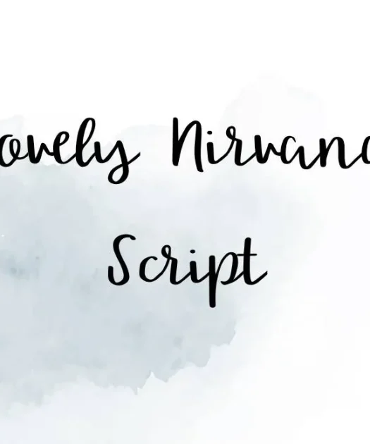 Lovely Nirvana Script Font Free Download