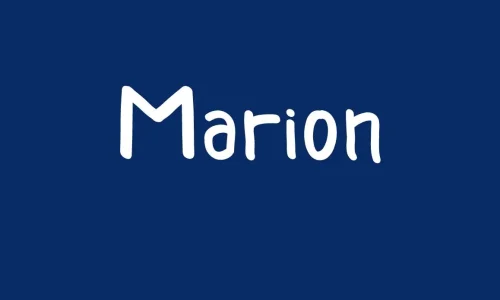 Marion Handwritten Font Free Download