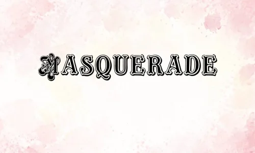 Masquerade Font Free Download