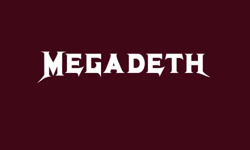 Megadeth Font Free Download