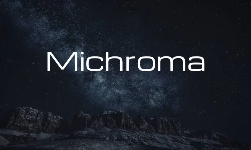 Michroma Font Free Download
