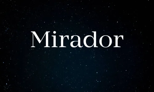 Mirador Font Free Download