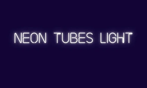 Neon Tubes Light Font Free Download