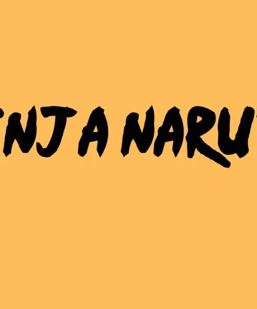 Ninja Naruto Font Free Download