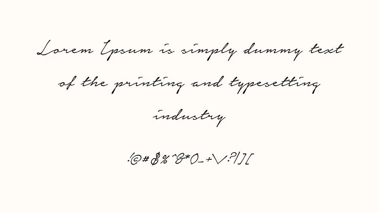 Notera Handwritten Script Font