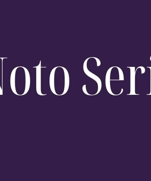 Noto Serif Font Free Download