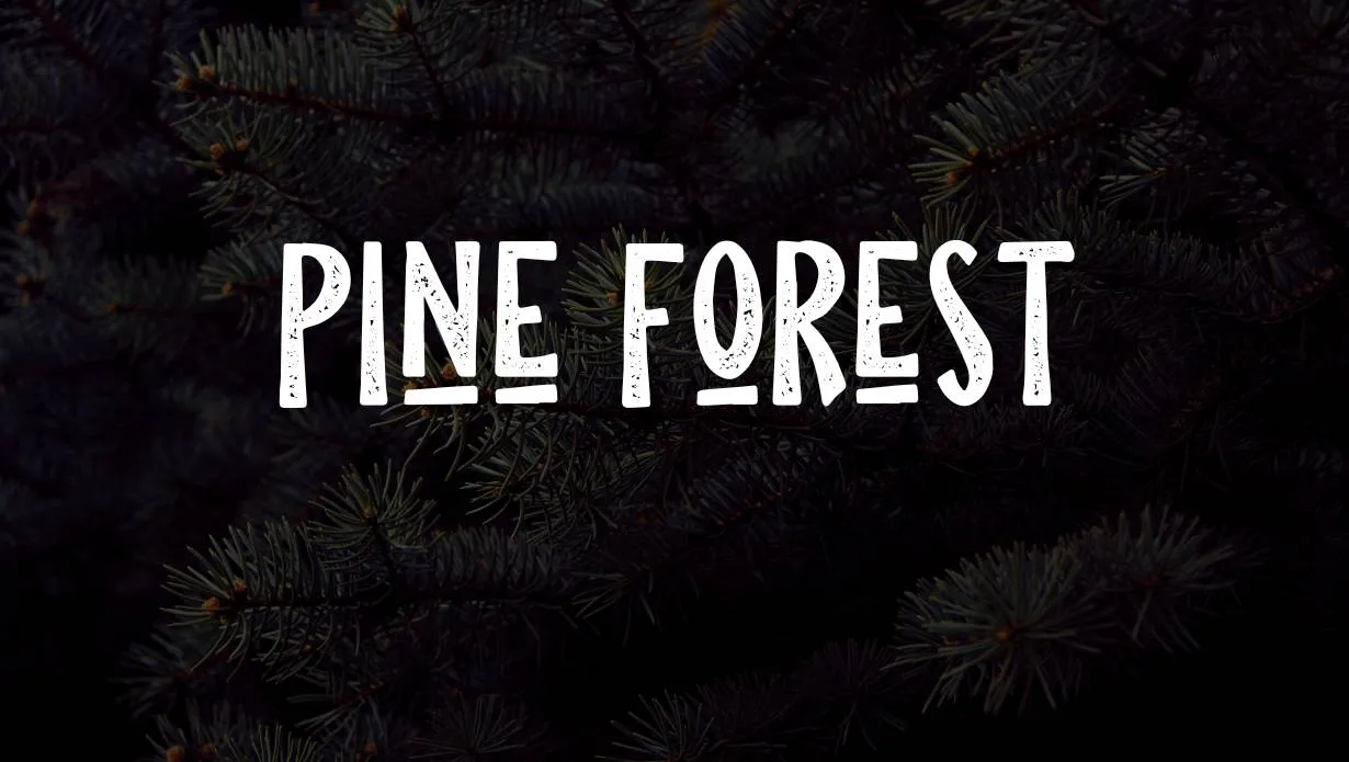 Pine Forest Font