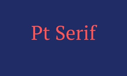 PT Serif Font Free Download