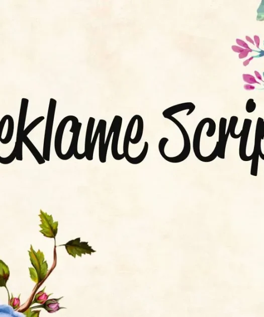 Reklame Script Font Free Download