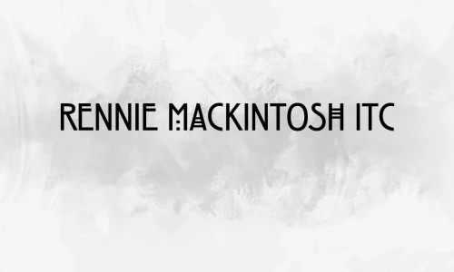 Rennie Mackintosh ITC Font Free Download