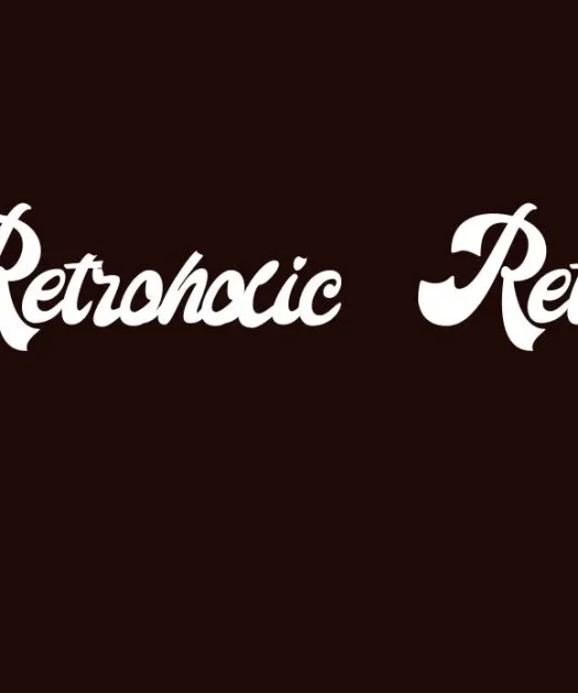 Retroholic Retro Font Free Download