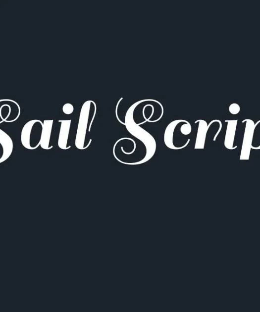 Sail Script Font Free Download