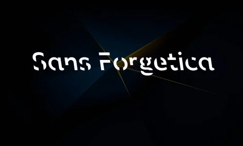 Sans Forgetica Font Free Download