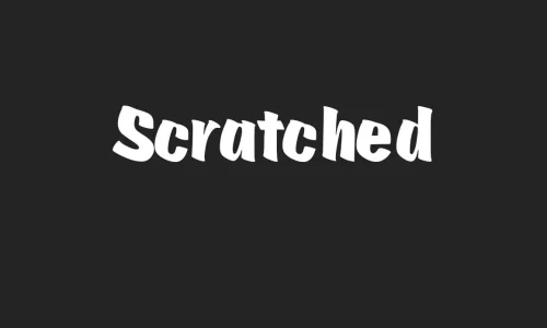 Scratched Font Free Download Scratched Font Free Download