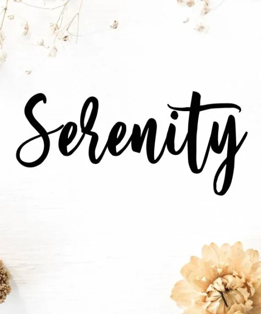 Serenity Font Free Download