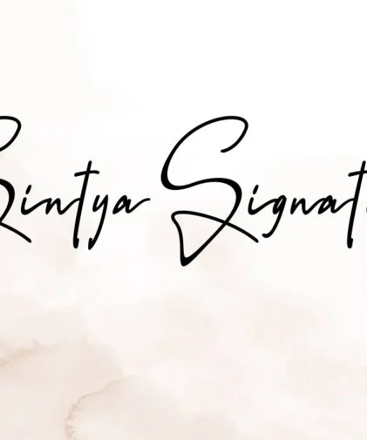 Sintya Signature Font Free Download