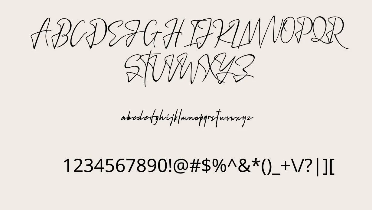 Sintya Signature Font 