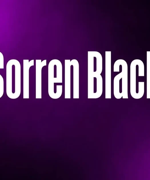 Sorren Black Font Free Download