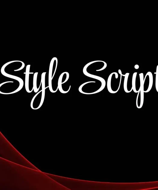 Style Script Font Free Download