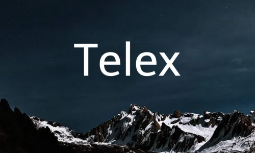 Telex Font Free Download
