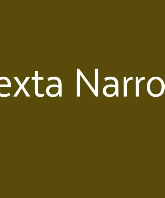 Texta Narrow Font Free Download