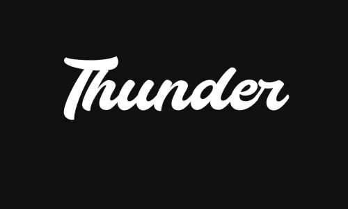 Thunder Bold Script Font Free Download