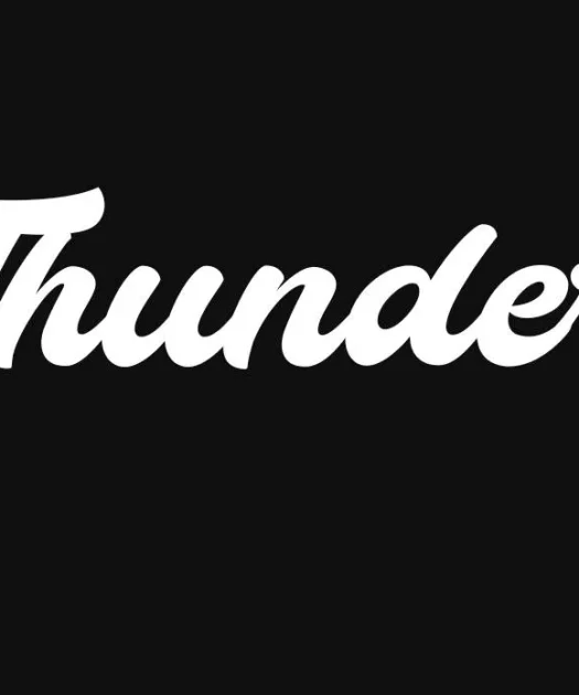 Thunder Bold Script Font Free Download