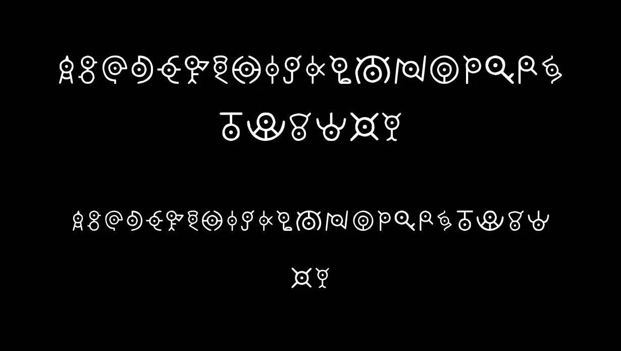 Unown Font