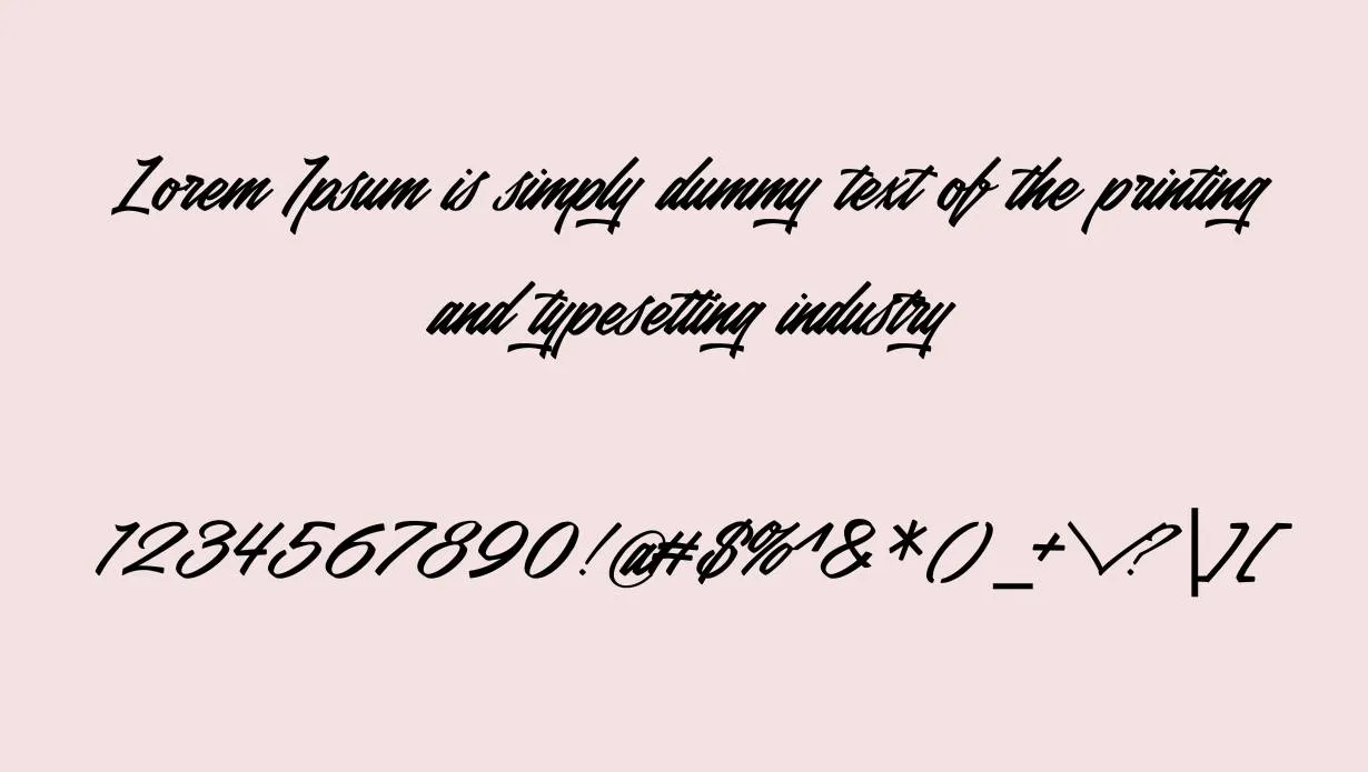 Valencia Calligraphy Font