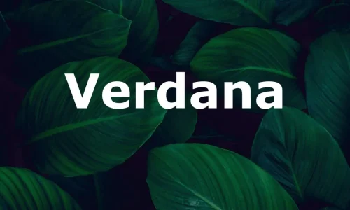 Verdana Cond Font Free Download
