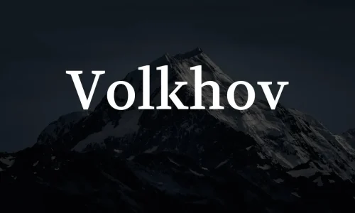 Volkhov Font Free Download