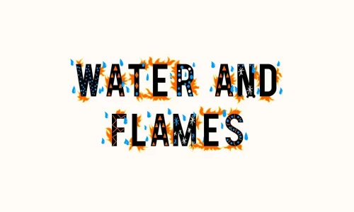 Water and Flames Font Free Download