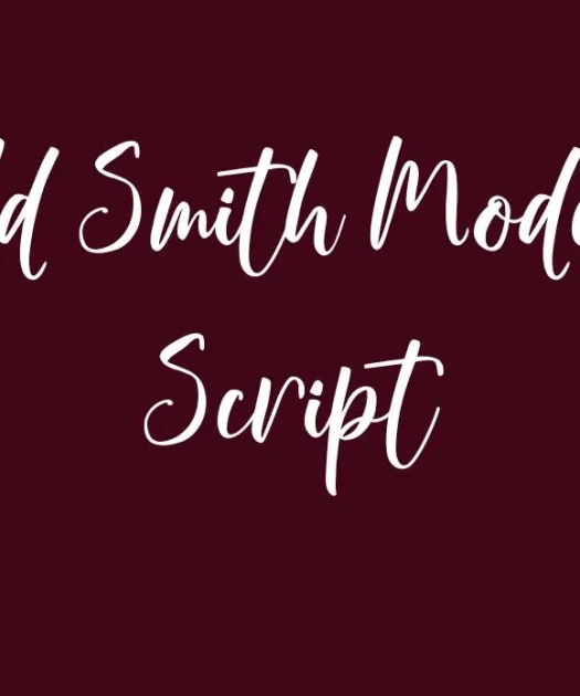 Wild Smith Modern Script Font Free Download