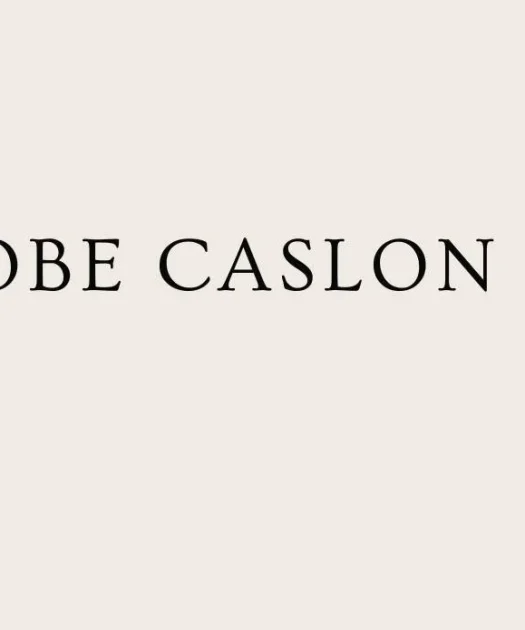 Adobe Caslon Pro Font Free Download